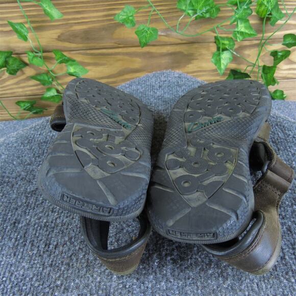 Clarks Men's Ankle Strap Brown Leather Size 10 Medium Gently Used 2025 - Picture 6 of 7